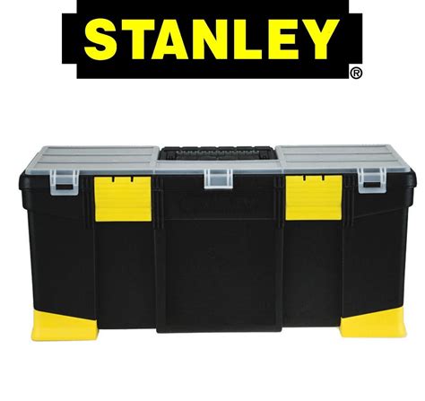 stanley 22 inch metal tool box|stanley tool box home depot.